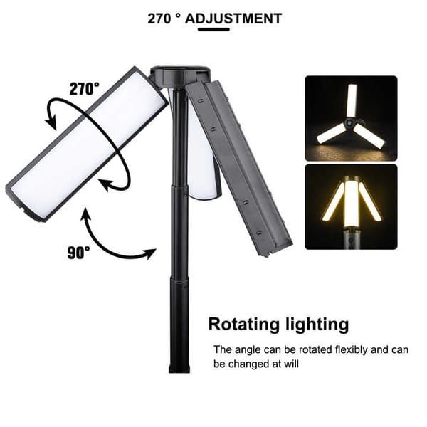 Multifunctional Telescopic Camping Light - Portable LED Lamp - Image 3