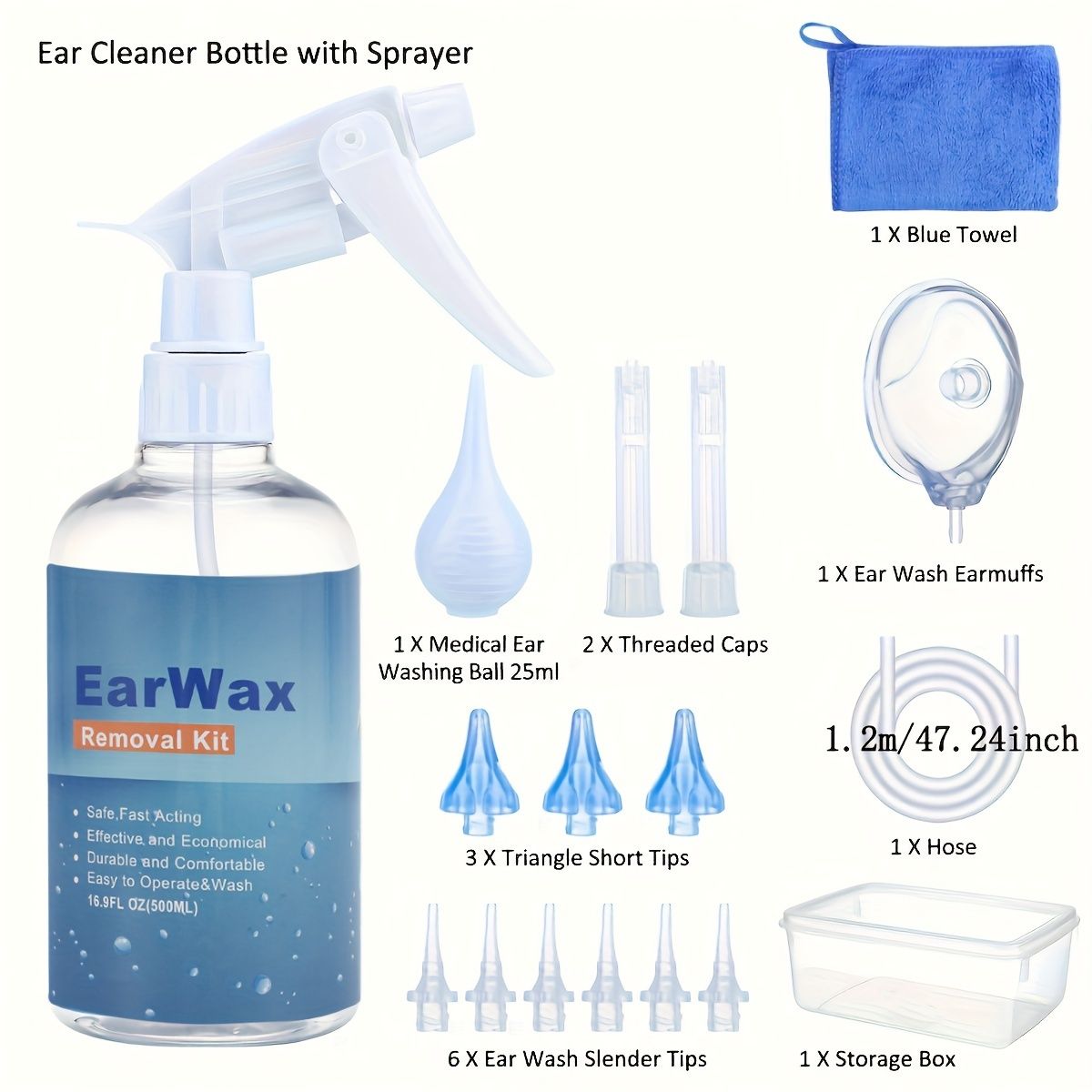 Reusable Earwax Cleaning Kit - Safe and Effective Home Use - Image 2