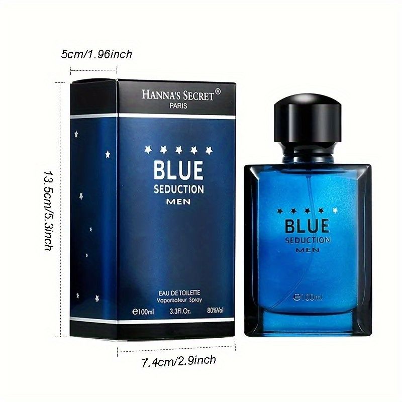 100ml men's light perfume, refreshing and lasting woody fragrance perfume, suitable for date and daily life cologne, is a perfect gift for men's father's day gift - Image 3