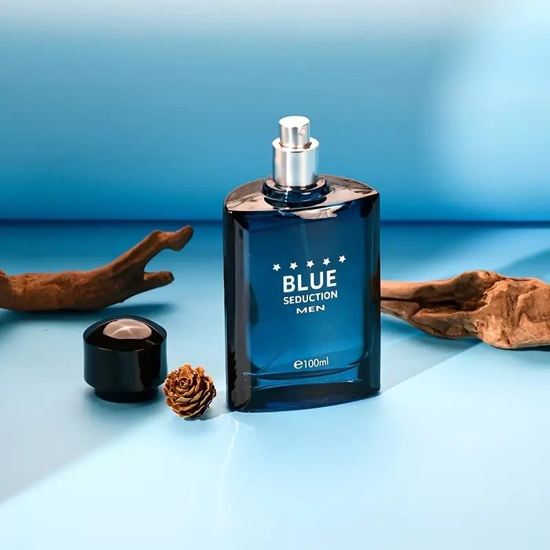 100ml men's light perfume, refreshing and lasting woody fragrance perfume, suitable for date and daily life cologne, is a perfect gift for men's father's day gift - Image 4