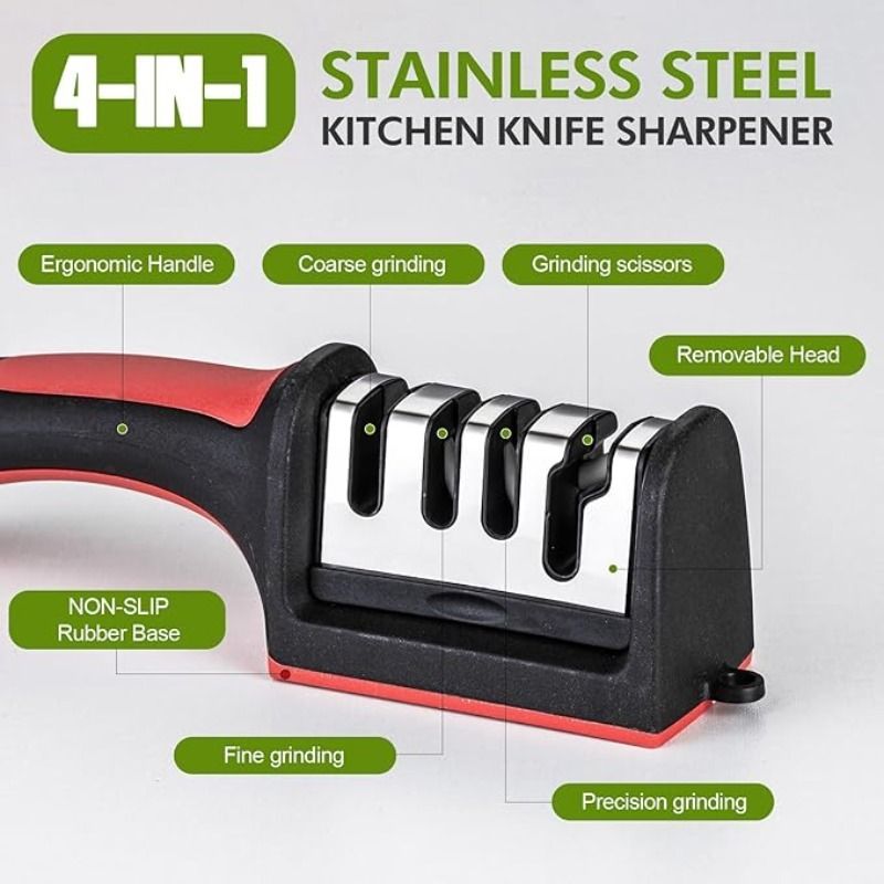 Professional multi-function tungsten carbide ceramic sharpening stone, can be used for rough grinding and fine grinding, kitchen craft knife, scissors, daily knife maintenance tool, suitable for home kitchen and handicraft studio scenes, is a good choice - Image 3