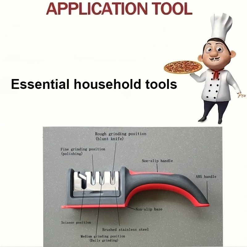 Professional multi-function tungsten carbide ceramic sharpening stone, can be used for rough grinding and fine grinding, kitchen craft knife, scissors, daily knife maintenance tool, suitable for home kitchen and handicraft studio scenes, is a good choice - Image 6