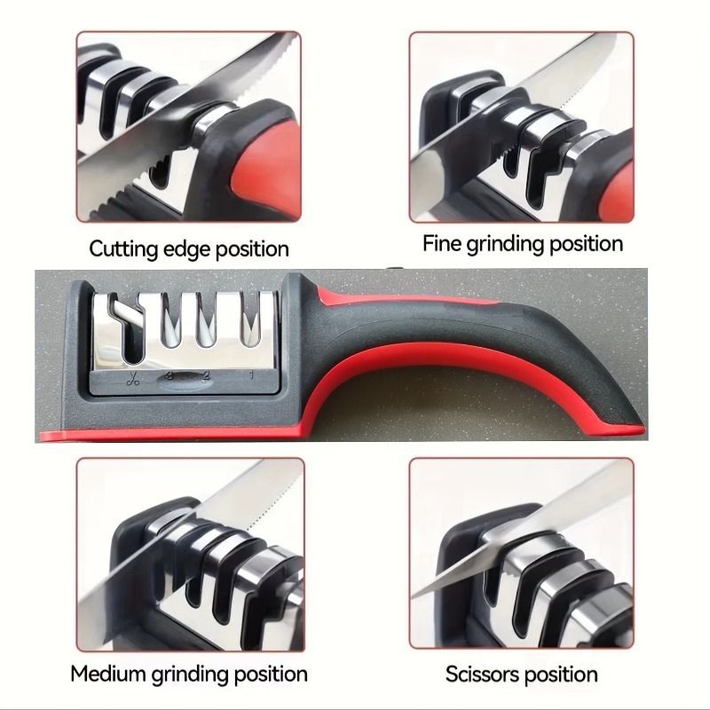 Professional multi-function tungsten carbide ceramic sharpening stone, can be used for rough grinding and fine grinding, kitchen craft knife, scissors, daily knife maintenance tool, suitable for home kitchen and handicraft studio scenes, is a good choice - Image 7