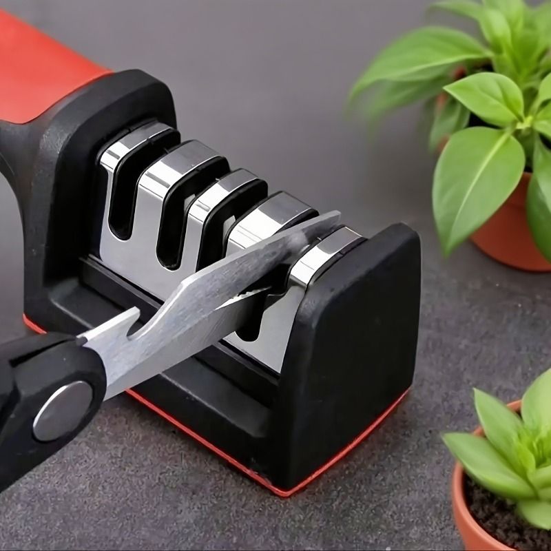 Professional multi-function tungsten carbide ceramic sharpening stone, can be used for rough grinding and fine grinding, kitchen craft knife, scissors, daily knife maintenance tool, suitable for home kitchen and handicraft studio scenes, is a good choice - Image 8