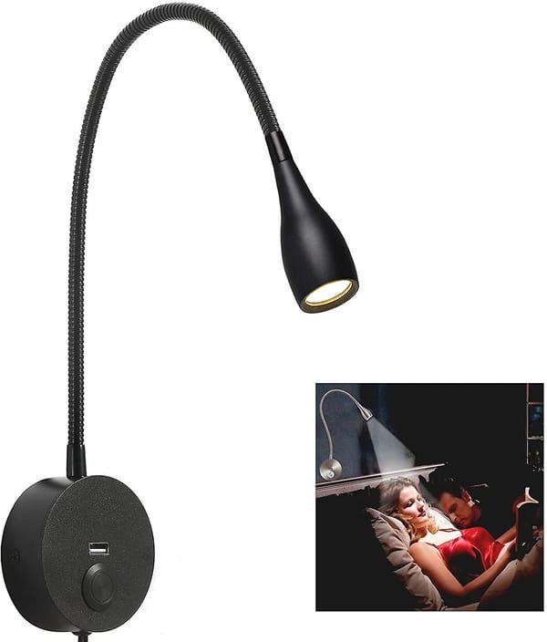 Flexible USB - Powered Bedside Reading Lamp - High - Quality & Trendy - Image 1
