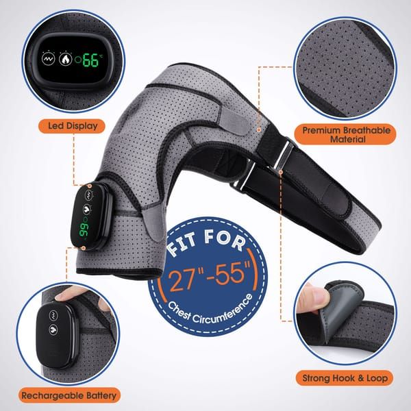 Shoulder Massager – Deep Tissue Relief with Adjustable Straps - Image 3
