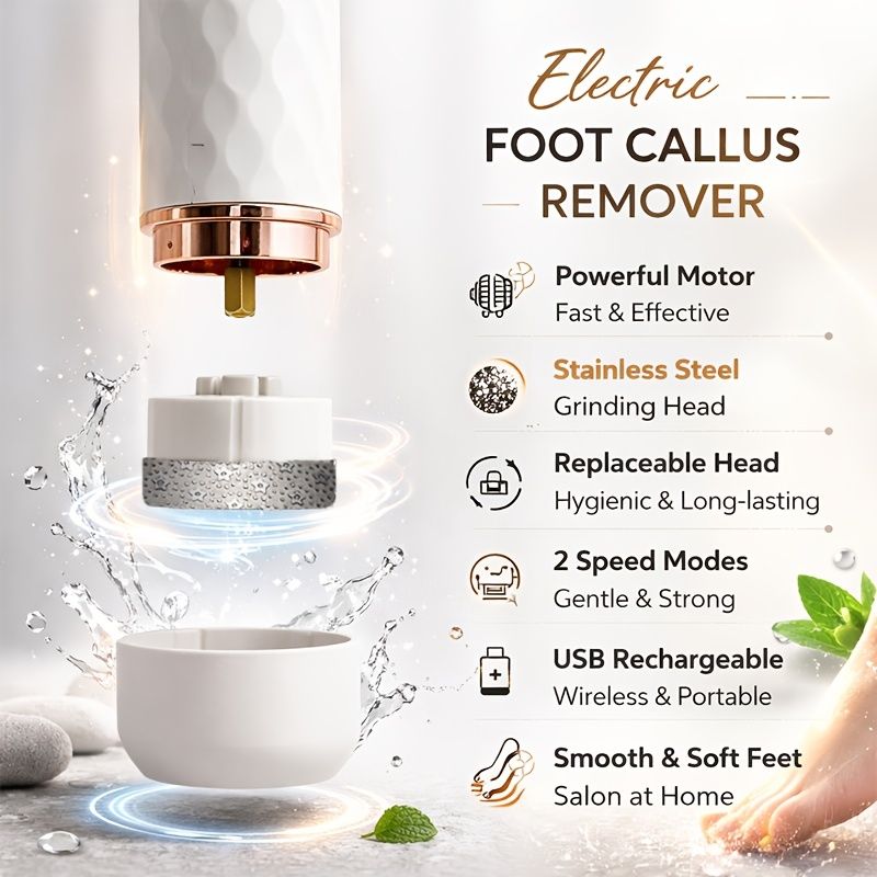 Electric Foot Callus Remover | USB Rechargeable - Image 6