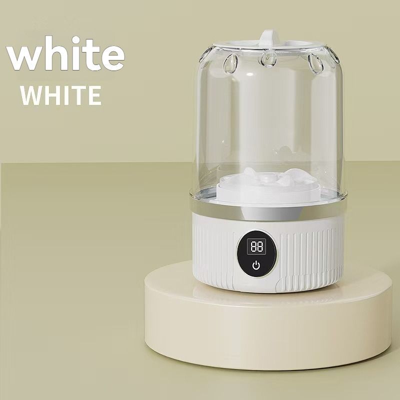 Portable Washing Machine Travel Washing Machine USB Rechargeable Washing - White - Size 1689 - Image 1