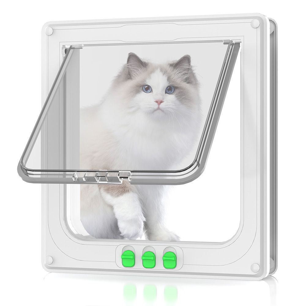24x245cm Cat Door with Transparent Flap - Image 1