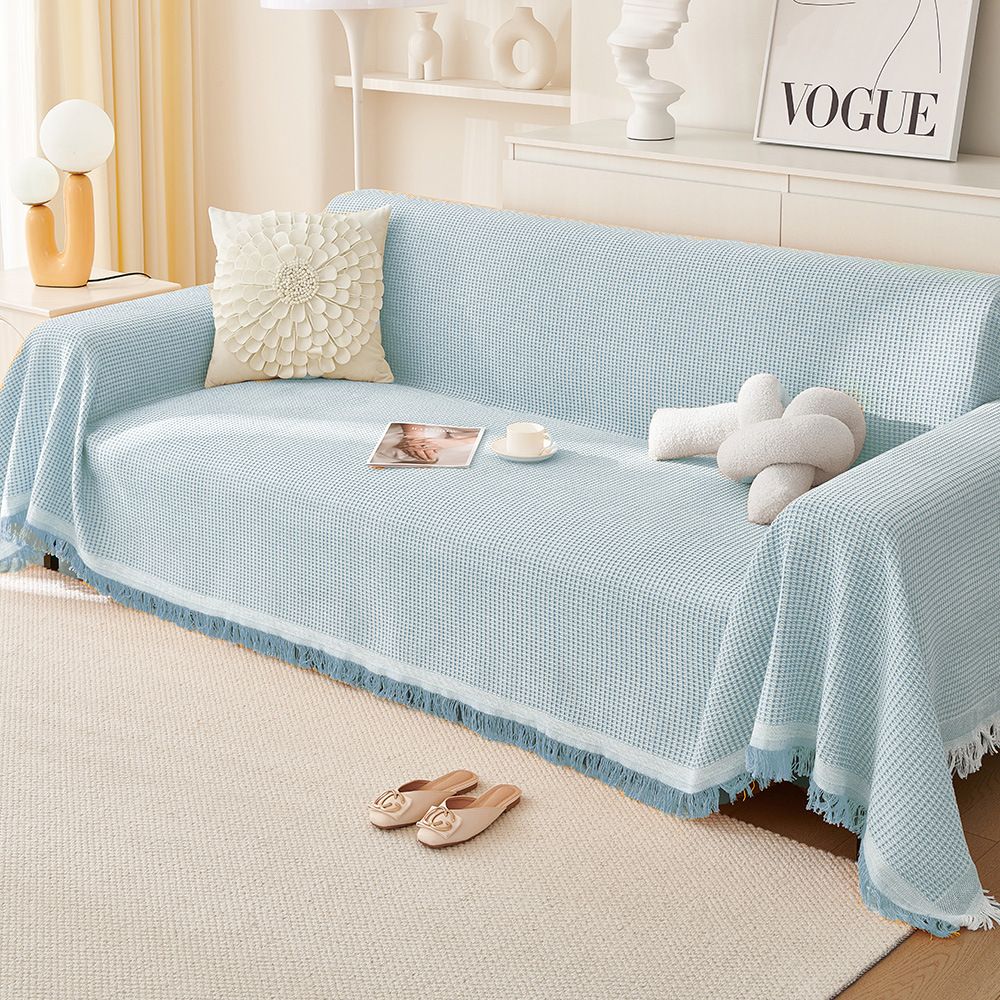 Ice-Peak Blue 180x340cm Sofa Blanket - Image 1