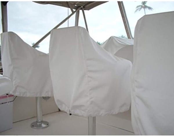 2 - Piece Outdoor Yacht Oxford - Cloth Waterproof Seat Covers - Captain & Rear! | Hot - Sell - Image 4