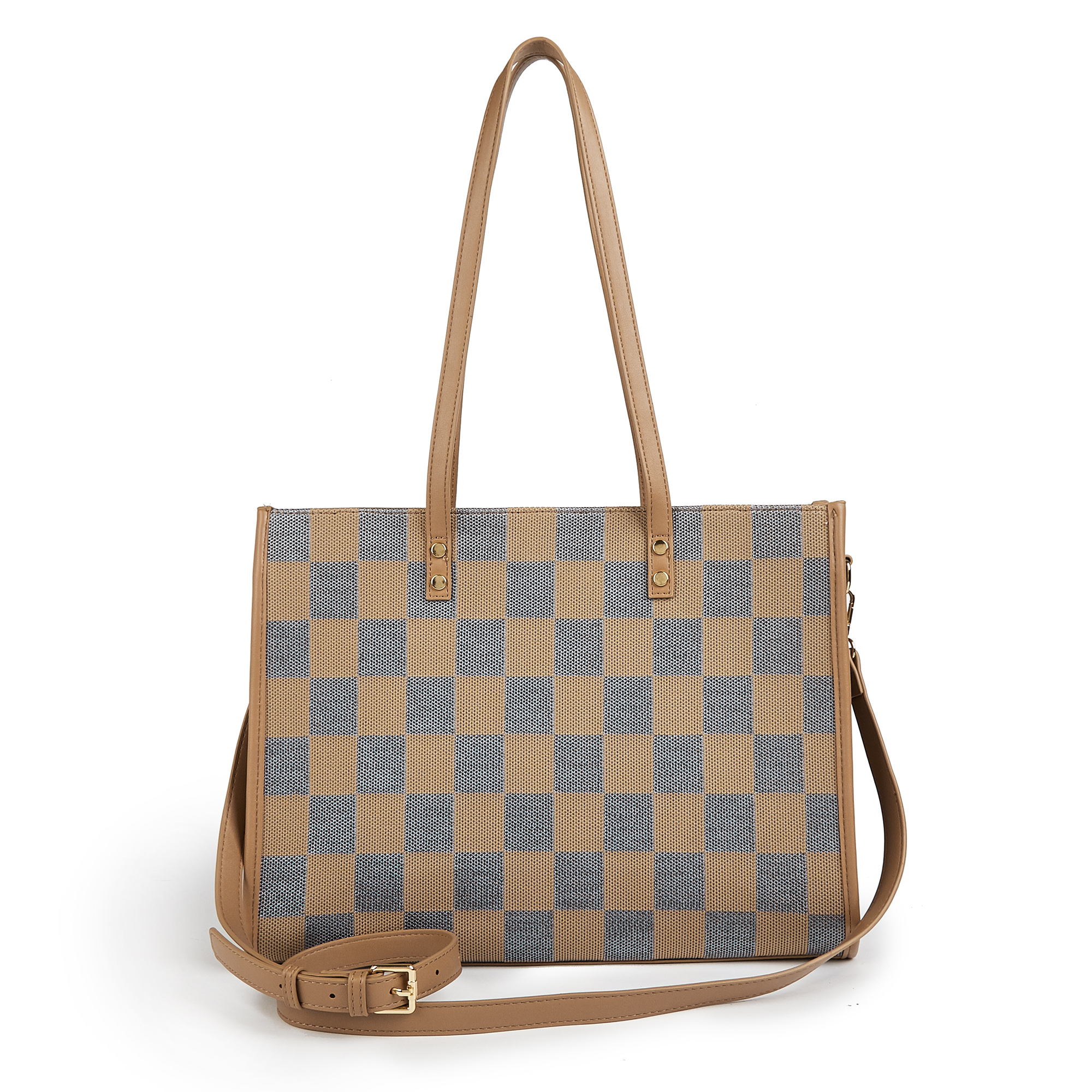Commuter tote bag | dual-purpose handbag and shoulder bag, can hold a computer, documents, and coffee, gentle and strong - Image 3