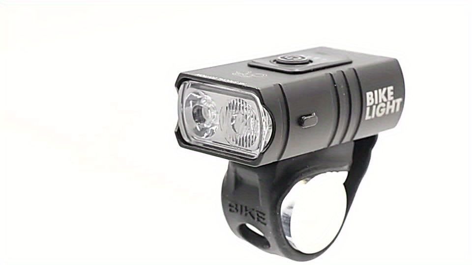 1 pack of bicycle lights | front and rear lights, 4 modes, USB charging, super bright LED night riding lights, handlebar mount, not waterproof, suitable for road/mountain bikes - Image 8