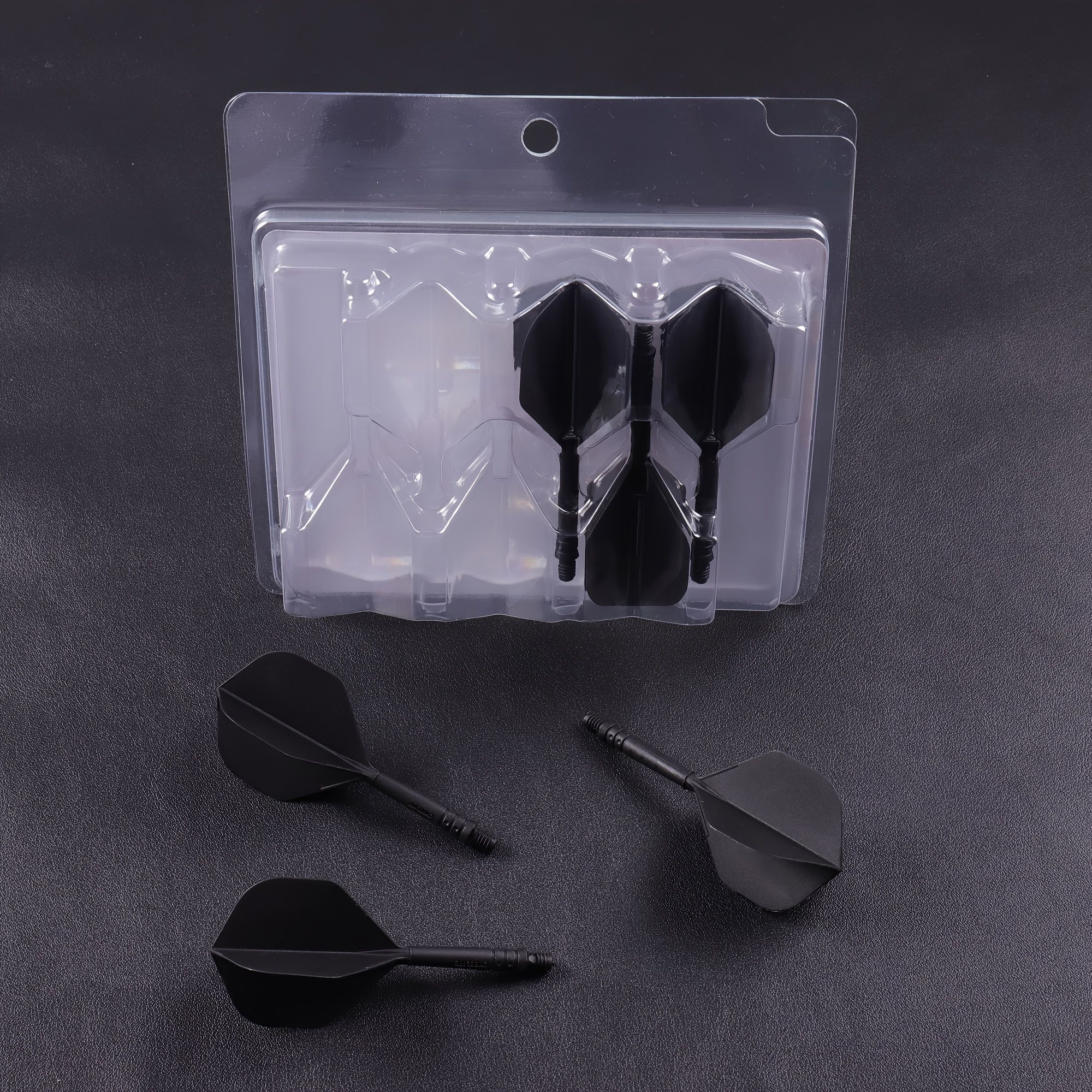 WEDARTER flying dart tail fin cross-border hot sale 2BA threaded integrated modified PP tough plastic anti-drop durable - Image 7