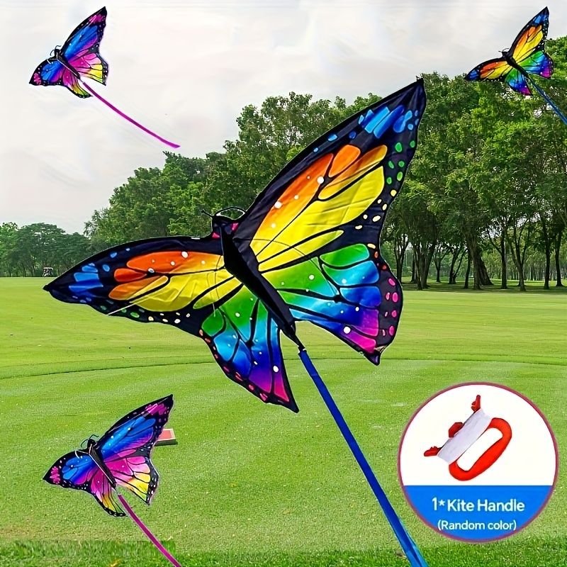 Weifang kites, butterfly kites, simulated butterfly kites, seven-color butterfly kites, easy to fly in a gentle breeze. - Image 1