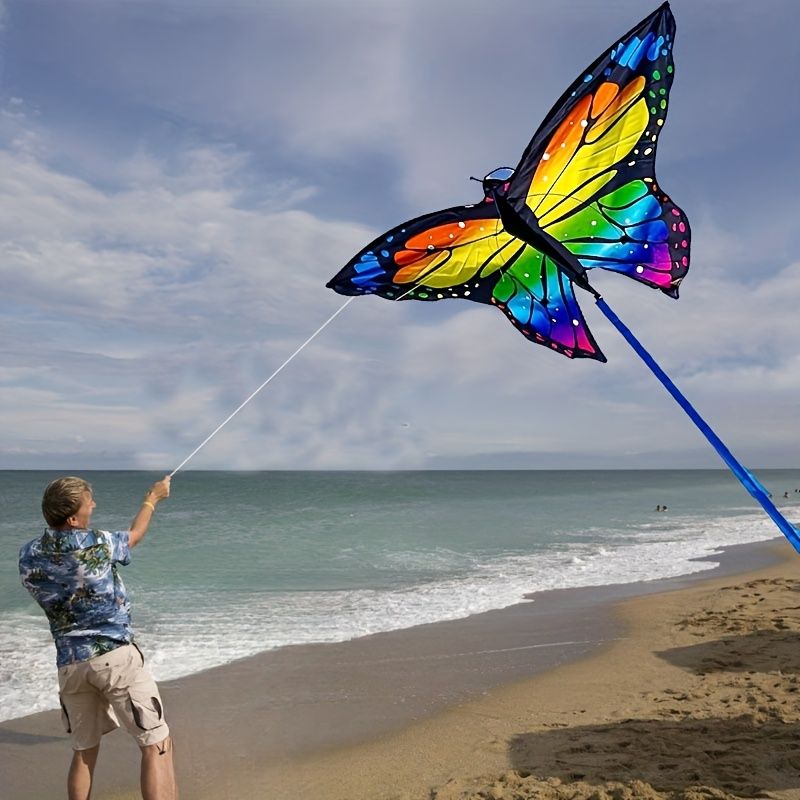 Weifang kites, butterfly kites, simulated butterfly kites, seven-color butterfly kites, easy to fly in a gentle breeze. - Image 3