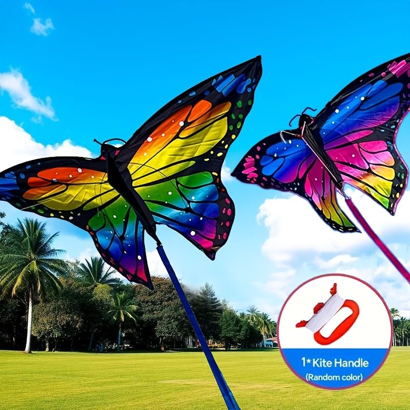 Weifang kites, butterfly kites, simulated butterfly kites, seven-color butterfly kites, easy to fly in a gentle breeze. - Image 4