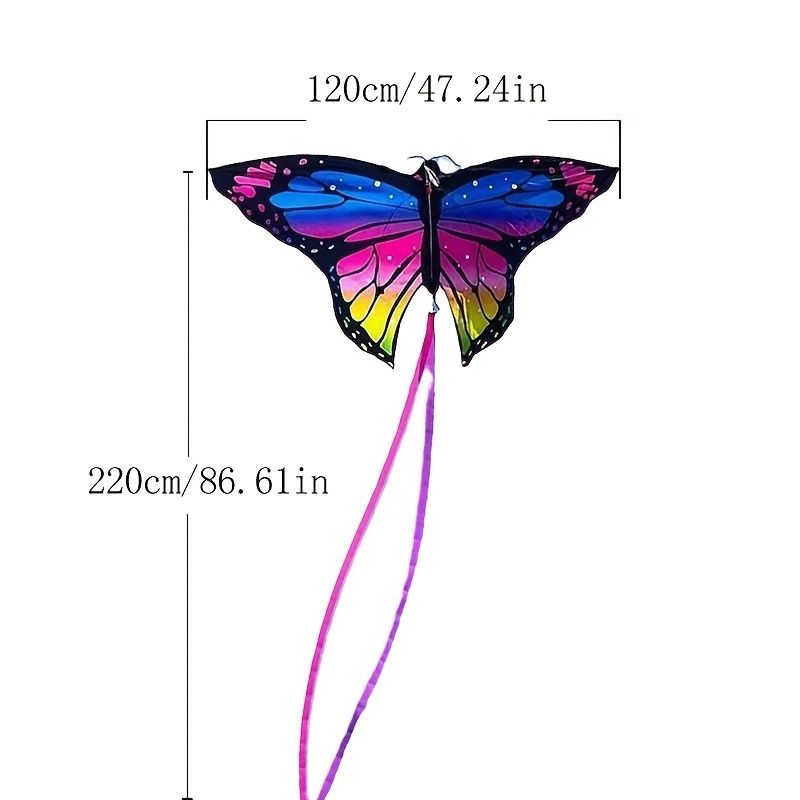 Weifang kites, butterfly kites, simulated butterfly kites, seven-color butterfly kites, easy to fly in a gentle breeze. - Image 7