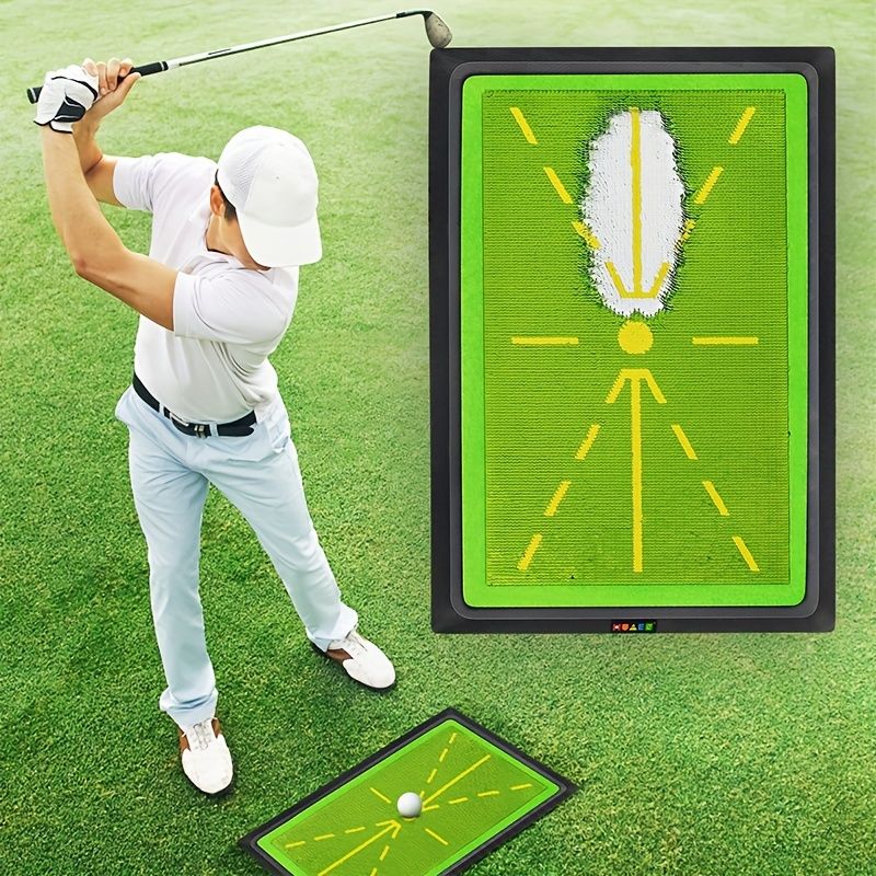 1 golf training mat, for swing detection, hitting, golf tracking detection, golf swing practice mat - Image 1