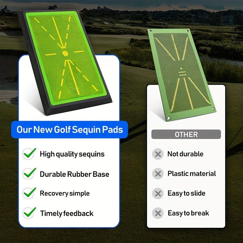 1 golf training mat, for swing detection, hitting, golf tracking detection, golf swing practice mat - Image 3