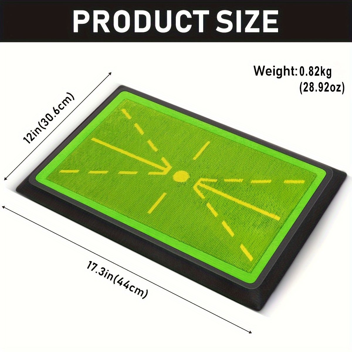1 golf training mat, for swing detection, hitting, golf tracking detection, golf swing practice mat - Image 7