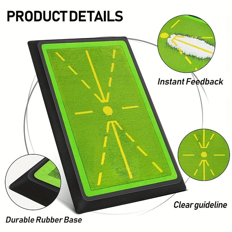 1 golf training mat, for swing detection, hitting, golf tracking detection, golf swing practice mat - Image 8