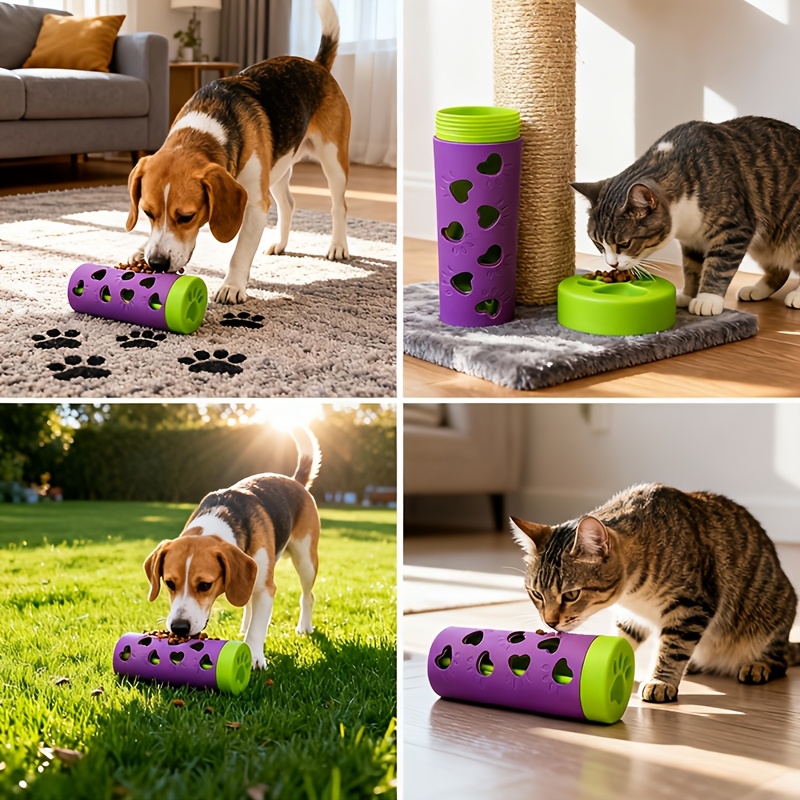 New removable pet slow-food drool toy | chewable snack roller that consumes energy and relieves boredom, suitable for small and medium-sized cats and dogs, suitable for indoor and outdoor scenes - Image 1