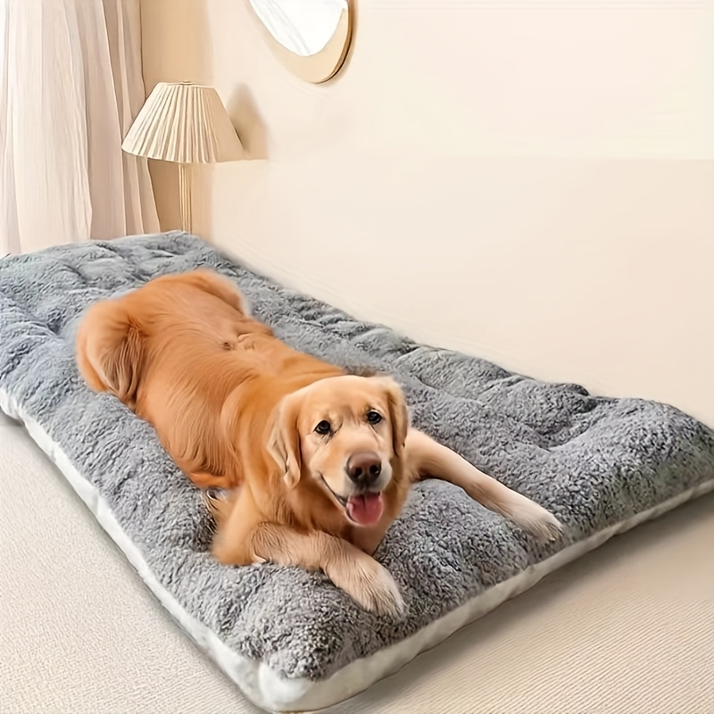 Christmas. A holiday gift for the dog. A warm dog bed in winter. Dog kennel. Dog cage mat. Dog cage mat. Comfortable and soft dog mattress. Dog mattress. Pet bed. Pet bed. Pet mat. Suitable for large dogs such as Golden Retrievers and German Shepherds - Image 2