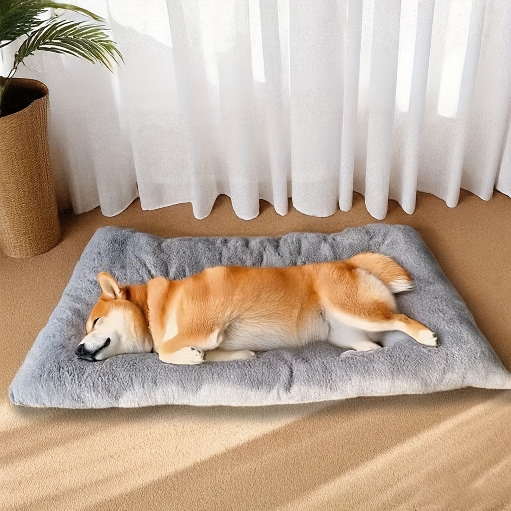 Christmas. A holiday gift for the dog. A warm dog bed in winter. Dog kennel. Dog cage mat. Dog cage mat. Comfortable and soft dog mattress. Dog mattress. Pet bed. Pet bed. Pet mat. Suitable for large dogs such as Golden Retrievers and German Shepherds - Image 4