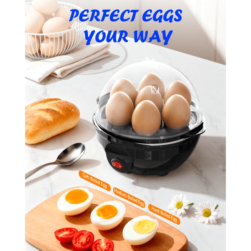 Electric steamed egg cooker | One-touch operation, quick and easy to prevent mistakes, easy to clean, black - PVC material, 220V- 240V power supply, Australian plug - Image 5