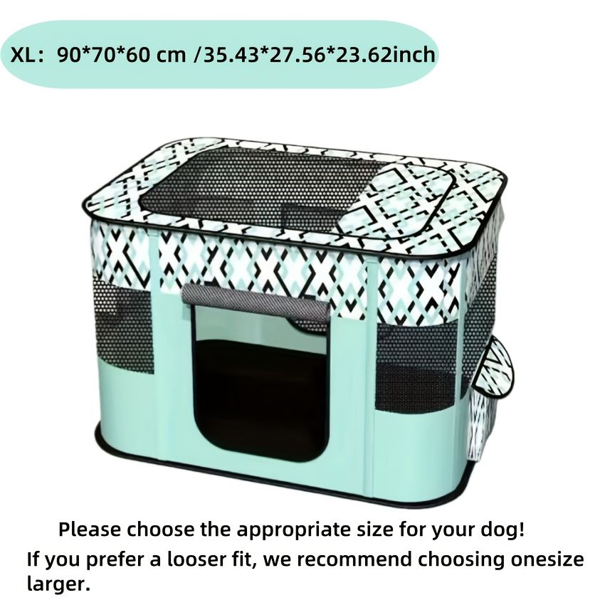 1 piece hot sale cat nursery pet nursery, foldable with a black handbag cat dog cage fence dog cat bed pet supplies tent puppy kitten nursery - Image 4