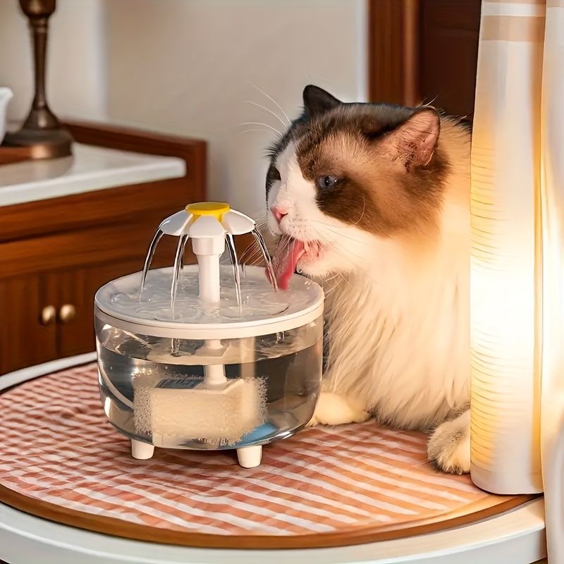 Large capacity cat water fountain, USB low voltage powered automatic pet water feeder, suitable for a variety of pets, safer - Image 1