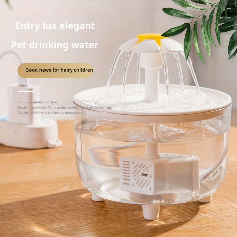 Large capacity cat water fountain, USB low voltage powered automatic pet water feeder, suitable for a variety of pets, safer - Image 2