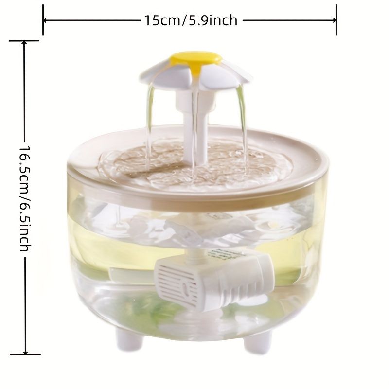 Large capacity cat water fountain, USB low voltage powered automatic pet water feeder, suitable for a variety of pets, safer - Image 4