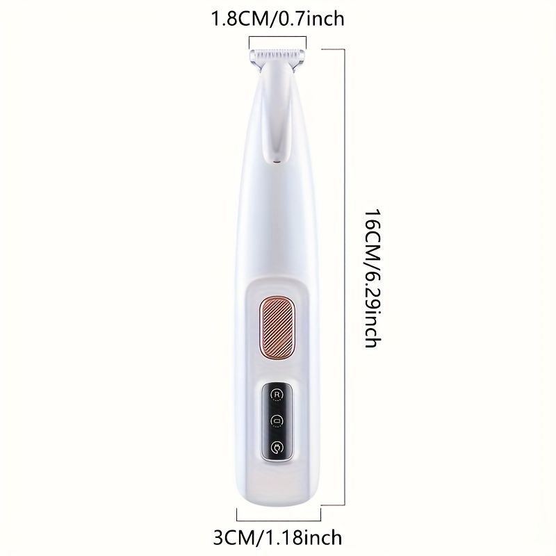 Pet grooming clippers with LED assisted lighting Safe low-noise USB/battery life Pet grooming electric clippers with LED assist lighting Safe low noise USB / battery life - Image 2