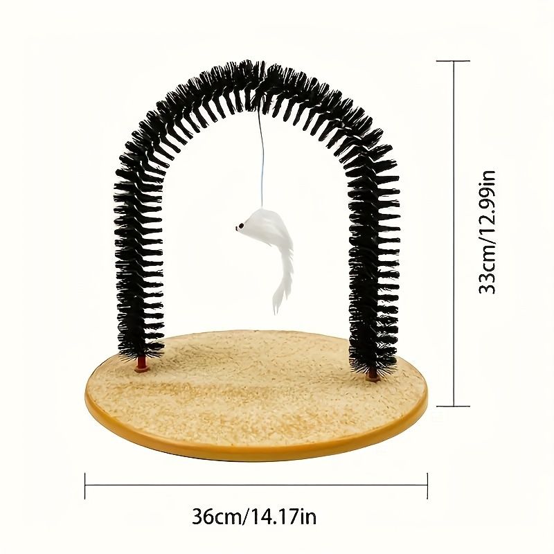 Cat grooming and scratching toys that cats can't resist - Cat Arch Self-Groomer: pamper your cat with massages and grooming brushes! - Image 4