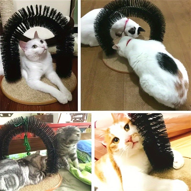 Cat grooming and scratching toys that cats can't resist - Cat Arch Self-Groomer: pamper your cat with massages and grooming brushes! - Image 7