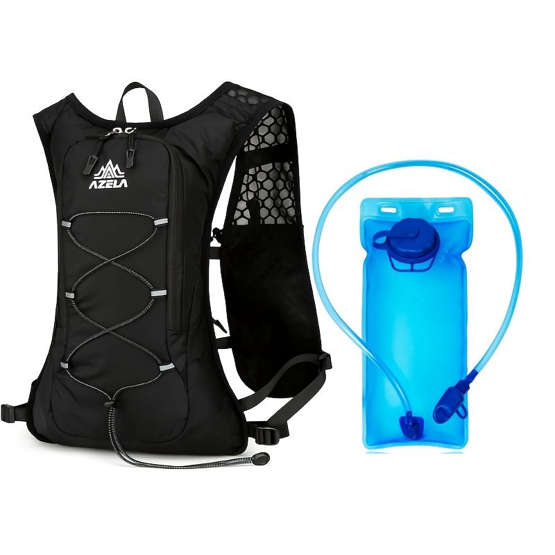 2-piece set (backpack + water bag) New outdoor sports water bag backpack, lightweight design, independent water bag compartment, hiking backpack, marathon water bag backpack, bicycle water bag bag - Image 1