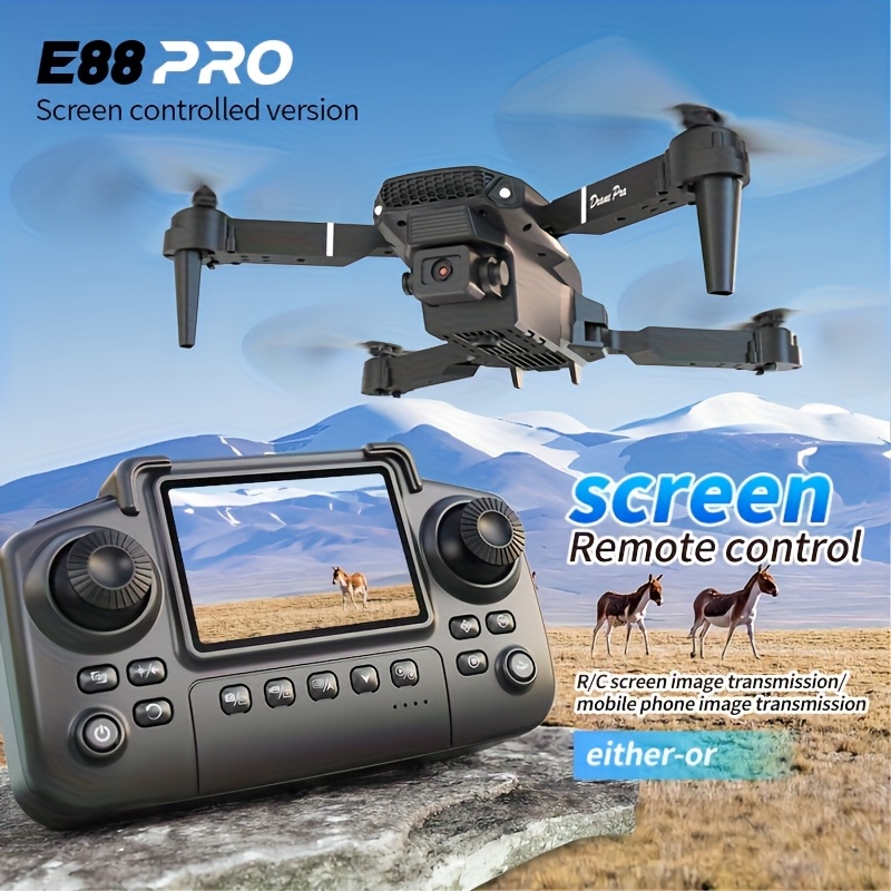 Upgraded foldable drone, equipped with dual high-definition cameras | obstacle avoidance, brushless motor, long distance, 360° flip, one-key take-off/landing, stable flight, App control, professional high-quality drone, perfect gift for adults and beginne - Image 1
