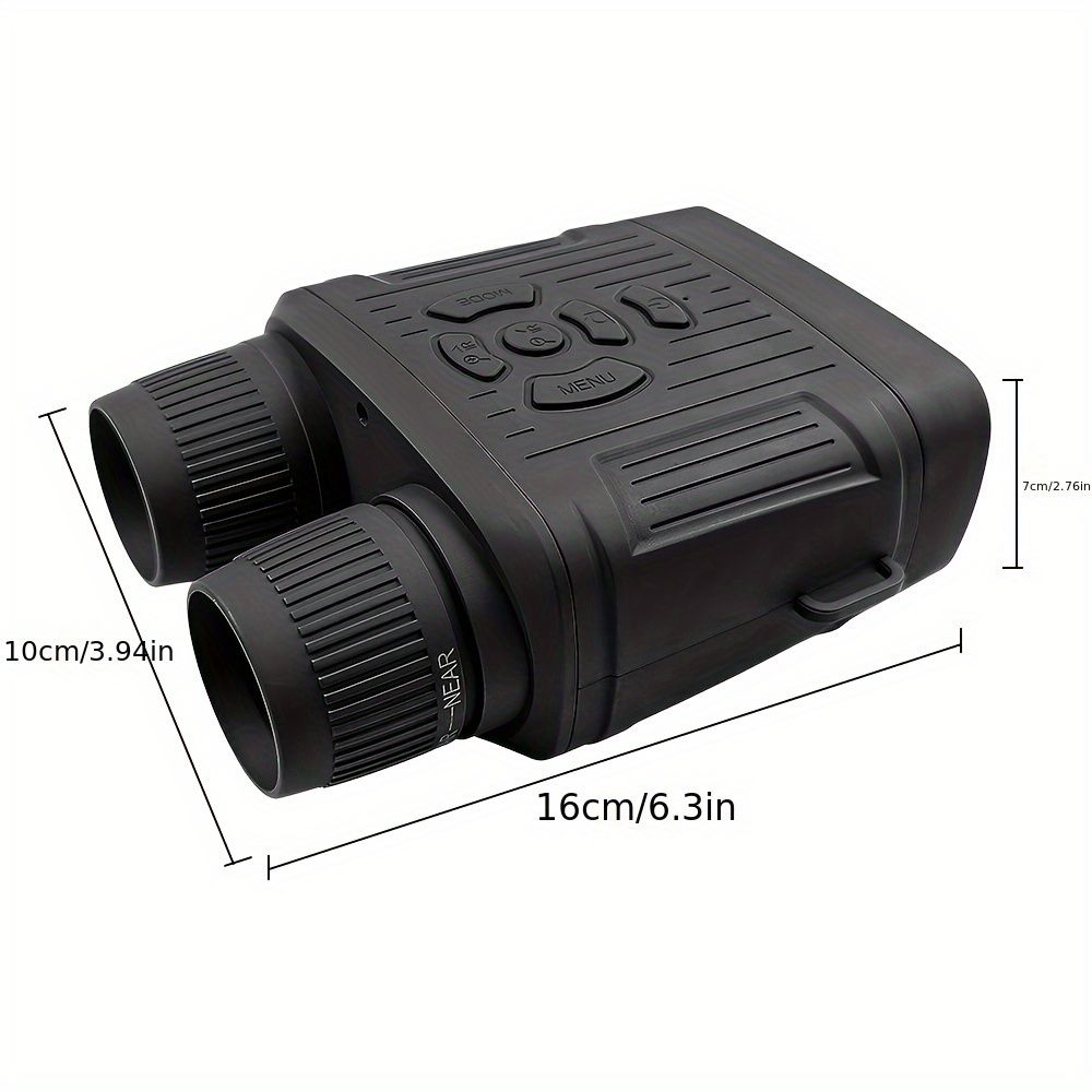 36 megapixel 4K night vision binoculars with infrared function, 7.62 cm high-definition screen, 10x magnification, infrared digital night vision camera can achieve 100% observation in complete darkness, suitable for hunting, farm monitoring, wildlife obse - Image 2