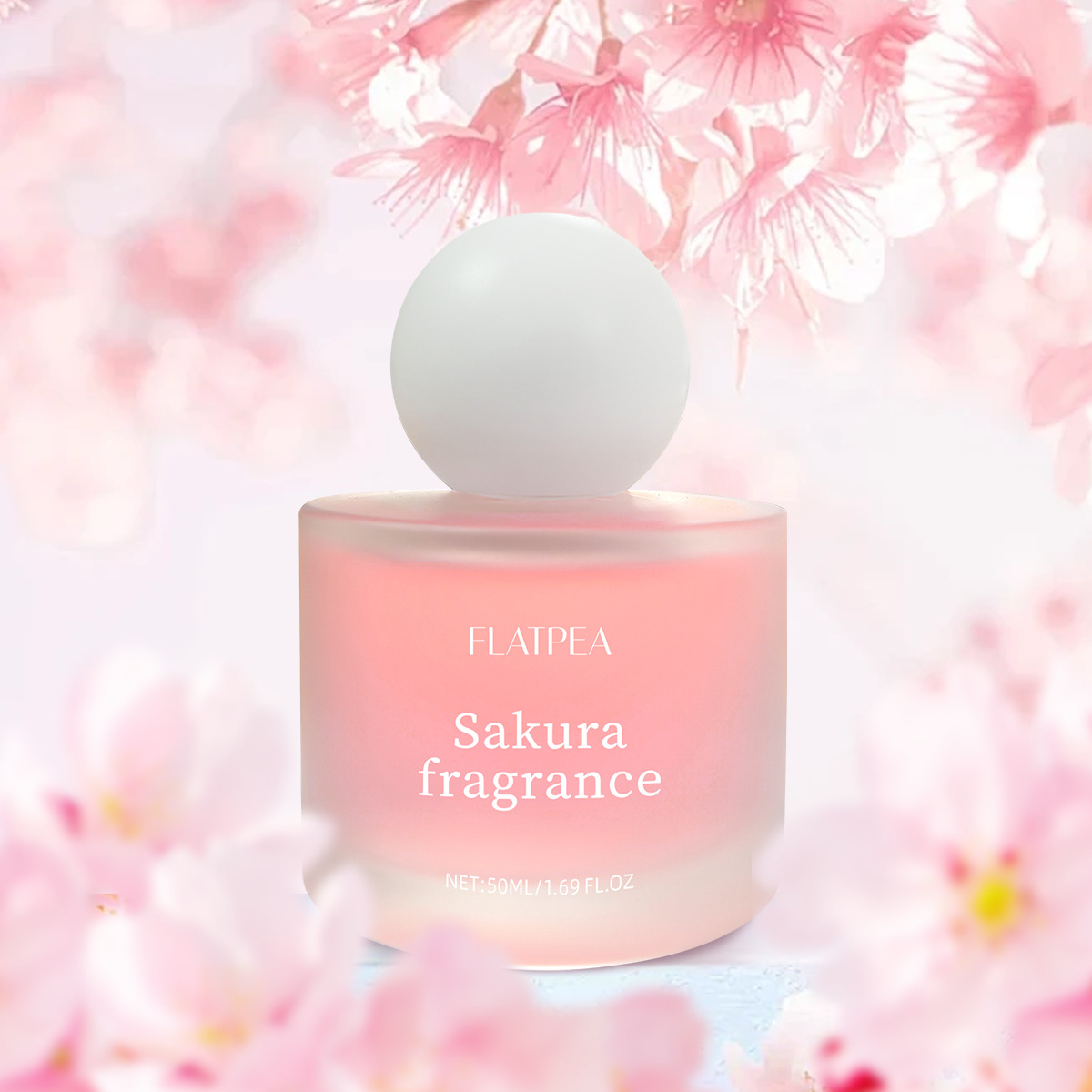 Hot-selling Cherry Blossom Women's Perfume Spray Natural Freshness Long-lasting Fragrance No Alcohol 50ml - Image 7