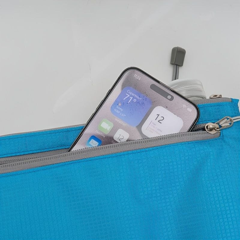 One pack sports outdoor leisure waist bag multifunctional can put water bottle belt bag waist mobile phone bag suitable for running fitness, shopping, hiking, school season, marathon competition and other scenes - Image 5