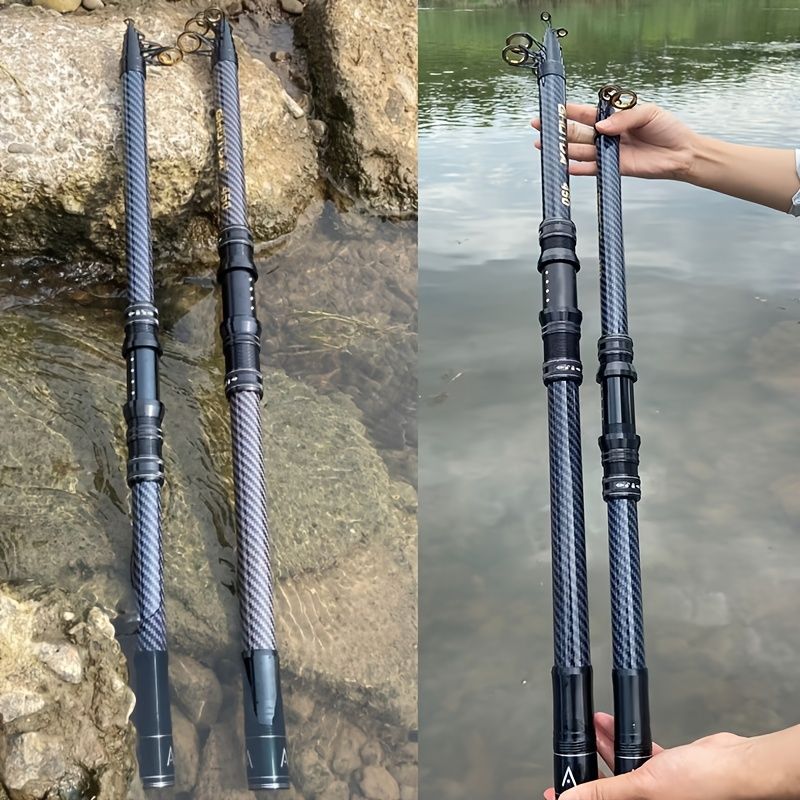 Ultra-hard carbon fiber fishing rod 3m, with anti-slip handle and metal ground inserts - suitable for sea rock fishing, surfing casting and long-range casting - Image 3