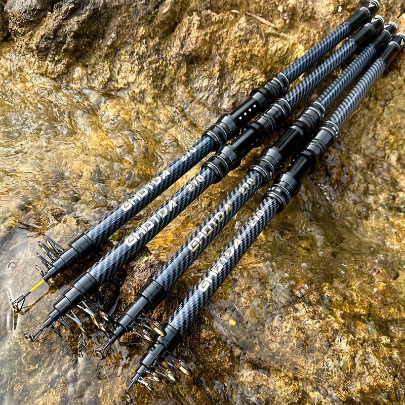 Ultra-hard carbon fiber fishing rod 3m, with anti-slip handle and metal ground inserts - suitable for sea rock fishing, surfing casting and long-range casting - Image 5
