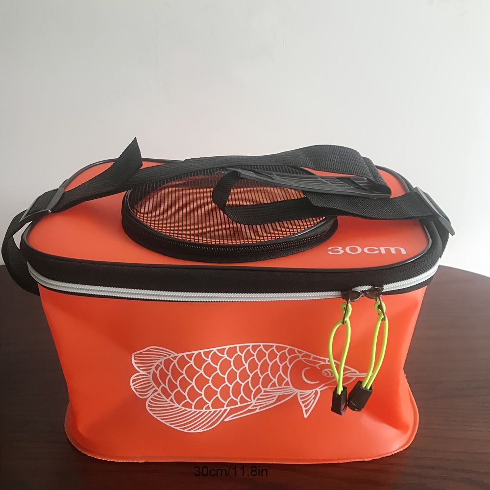 Portable multi-function EVA fishing bag: large capacity, foldable, non-inflatable design, suitable for camping and fishing. - Image 3