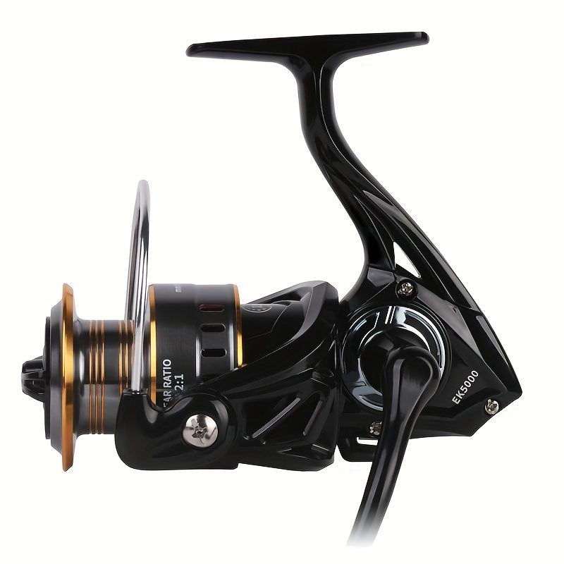 BILLINGS EK 7000 series, 5.2:1 gear ratio, maximum drag force 26LB, aluminum alloy metal line cup, spool reel, suitable for freshwater and seawater - Image 4