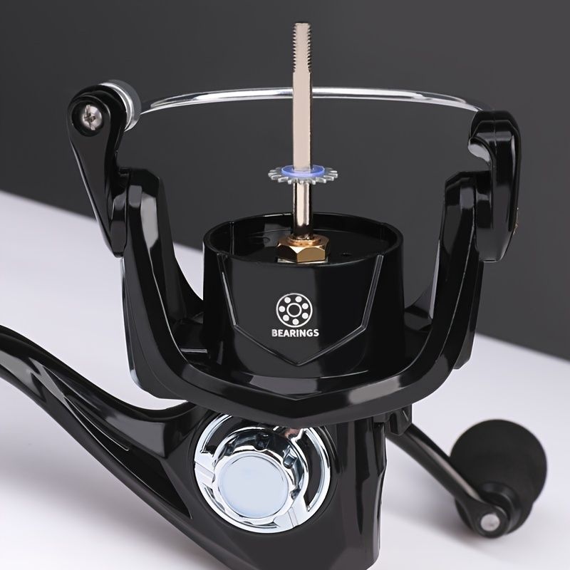 BILLINGS EK 3000 series, 5.2:1 gear ratio, maximum drag force 26LB, aluminum alloy metal line cup, spool reel, suitable for freshwater and seawater - Image 5