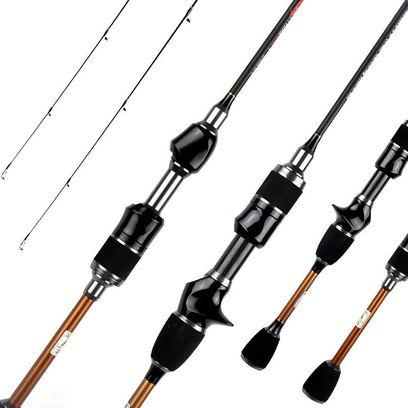 Ultra-light carbon micro-mouthe lures UL 1.8m ultra-soft solid straight handle slightly far-casting whitefish fishing rod - Image 3