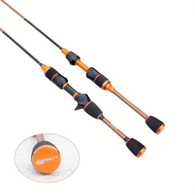 Ultra-light carbon micro-mouthe lures UL 1.8m ultra-soft solid straight handle slightly far-casting whitefish fishing rod - Image 4