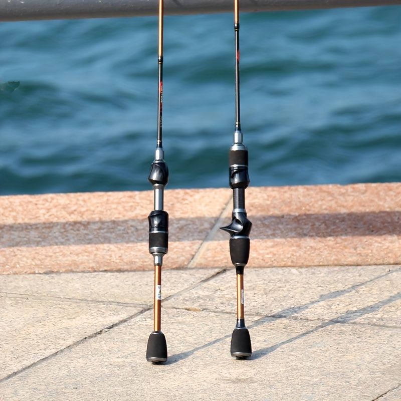 Ultra-light carbon micro-mouthe lures UL 1.8m ultra-soft solid straight handle slightly far-casting whitefish fishing rod - Image 8